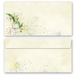 WINTER WINDOWS Briefpapier Sets Winter motif ELEGANT 200-pc. Complete set, DIN A4 & DIN LONG Set., SME-4049-200