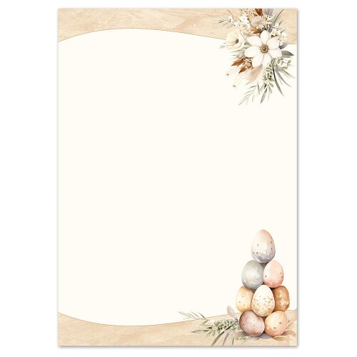 Motif Letter Paper! EASTER MAIL 20 sheets DIN A4 Easter, Easter paper, Paper-Media