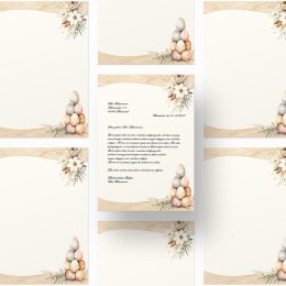 Papier à motif COURRIER DE PÂQUES 20 feuilles DIN A4