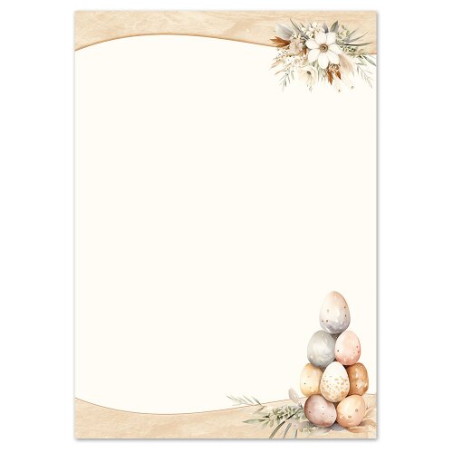Briefpapier OSTERPOST - DIN A5 Format 50 Blatt Ostern, Osterpapier, Paper-Media