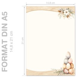 EASTER MAIL Briefpapier Easter paper CLASSIC 50 sheets, DIN A5 (148x210 mm), A5C-173-50