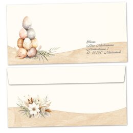 Briefumschläge Ostern, OSTERPOST 10 Briefumschläge (ohne Fenster) - DIN LANG (220x110 mm) | selbstklebend | Online bestellen! | Paper-Media