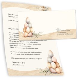 10 patterned envelopes EASTER MAIL in standard DIN long format (windowless)