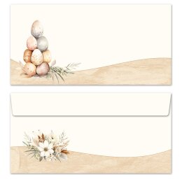 EASTER MAIL Briefpapier Sets Stationery with envelope CLASSIC 20-pc. Complete set, DIN A4 & DIN LONG Set., SOC-8376-20