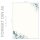 BLAUE BLUMEN Briefpapier Blumenmotiv CLASSIC 50 Blatt Briefpapier, DIN A5 (210x148 mm), A5C-174-50