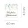 50 stickers HERZLICHEN GLÜCKWUNSCH - Flowers motif Square 4 x 4 cm 90 µm adhesive film white matt, Congratulations Special Occasions | Paper-Media