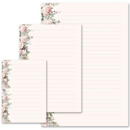 Papel de carta ESPLENDOR DE ROSAS Flores &...