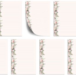 Briefpapier ROSENPRACHT - DIN A5 Format 50 Blatt