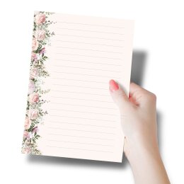 Motif Letter Paper! MAGNIFICENT ROSES 50 sheets DIN A5