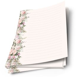 Motif Letter Paper! MAGNIFICENT ROSES 50 sheets DIN A5