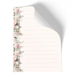 Briefpapier ROSENPRACHT - DIN A6 Format 100 Blatt