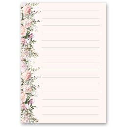 Motif Letter Paper! MAGNIFICENT ROSES 100 sheets DIN A6...