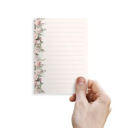 Motif Letter Paper! MAGNIFICENT ROSES 100 sheets DIN A6