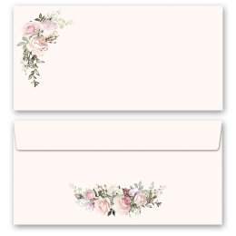 Enveloppes à motifs SPLENDEUR ROSE Fleurs &...