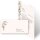 10 patterned envelopes MAGNIFICENT ROSES in standard DIN long format (windowless)