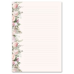 Stationery-Sets Flowers & Petals, MAGNIFICENT ROSES 40-pc. Complete set - DIN A4 & DIN LONG Set. | Order online! | Paper-Media