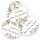Motiv-Sticker Aufkleber Blumenmotiv  50 Aufkleber, Rund Ø 4,5 cm, AU-1-81