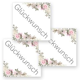 Motif sticker Aufkleber Birthday  50 stickers, Square 4 x 4 cm, AU-1-83