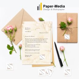 50 stickers GLÜCKWUNSCH - Birthday Square 4 x 4 cm