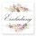 50 autocollants EINLADUNG - Motif de fleurs Carré 4 x 4 cm Occasions Spéciales, Motif de fleurs, Paper-Media