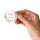 50 autocollants WITH LOVE - Motif de fleurs Rond Ø 4,5 cm