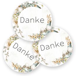 Motiv-Sticker Aufkleber Dekoration  50 Aufkleber, Rund Ø 4,5 cm, AU-1-89