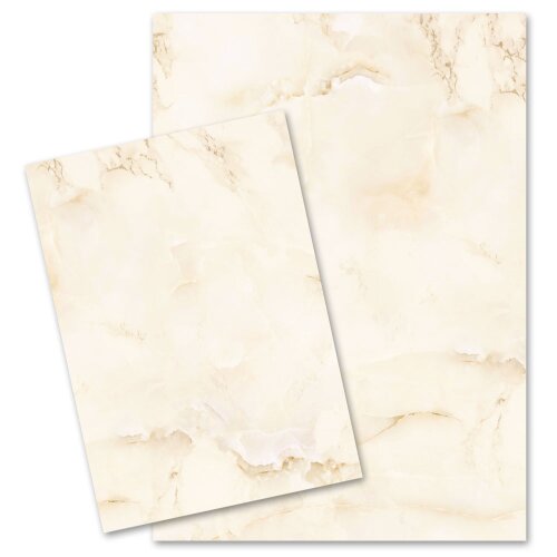 Urkundenpapier 190 g/m², Motiv MARMOR BEIGE Marmor & Struktur, Urkunden & Gastronomie, Urkunde, Paper-Media