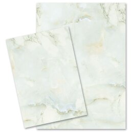 Papel grueso 190 g/m², MÁRMOL VERDE CLARO...