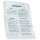 Urkundenpapier 190 g/m², Motiv MARMOR HELLBLAU