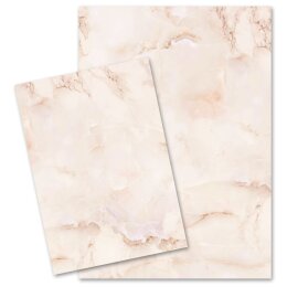 Urkundenpapier 190 g/m², Motiv MARMOR TERRACOTTA...