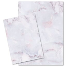 Urkundenpapier 190 g/m², Motiv MARMOR FLIEDER Marmor...