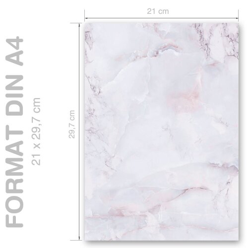 Motif Paper!Thick paper 190 g/m², MARBLE LILAC DIN A4 (210x297 mm) Marble & Structure, Certificates & Gastronomy, Certificate, Paper-Media