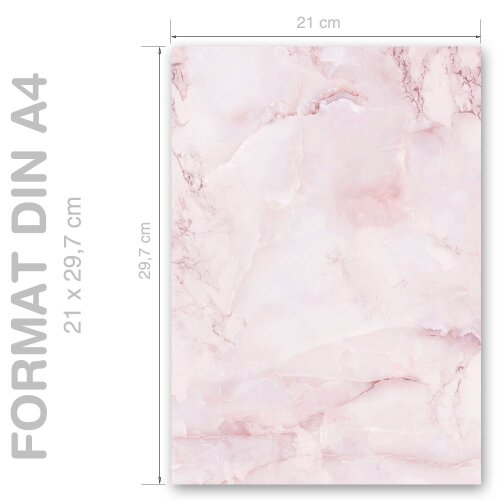 Motif Paper!Thick paper 190 g/m², MARBLE MAGENTA DIN A4 (210x297 mm) Marble & Structure, Certificates & Gastronomy, Certificate, Paper-Media