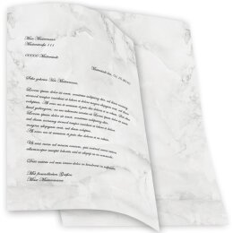 Motif Paper!Thick paper 190 g/m², MARBLE LIGHT GREY DIN A4 (210x297 mm)