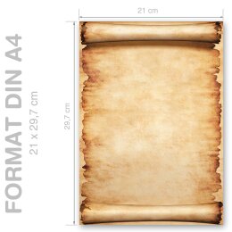 Urkundenpapier PERGAMENT 190 g/m², DIN A4 (210x297...