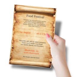 Motif Paper!Thick paper 190 g/m², PARCHMENT DIN A5 (210x148 mm)