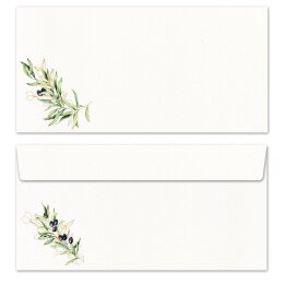 OLIVE BRANCHES Briefpapier Sets Gastronomy CLASSIC 40-pc. Complete set, DIN A4 & DIN LONG Set., SOC-8379-40