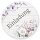 50 autocollants EINLADUNG - Motif de fleurs Rond Ø 4,5 cm Occasions Spéciales, Motif de fleurs, Paper-Media