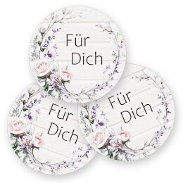 Autocollants à motifs Aufkleber Anniversaire  50 autocollants, Rond Ø 4,5 cm, AU-1-97