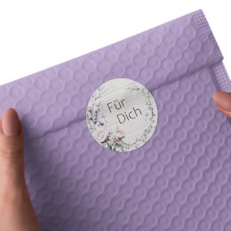 50 autocollants FÜR DICH - Anniversaire Rond Ø 4,5 cm