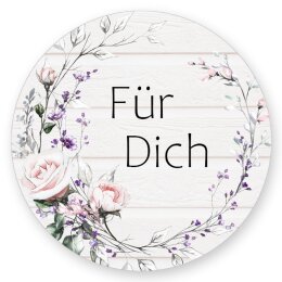 50 adesivi FÜR DICH - Compleanno Rotondo Ø...