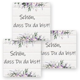 Motivo adesivo Aufkleber Fiori  50 adesivi, Quadrato 4 x 4 cm, AU-1-101