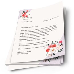 Carta da lettera decorati NEL GIARDINO