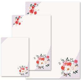 Papel de carta EN EL JARDÍN Flores &...