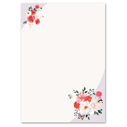 Motif Letter Paper! IN THE GARDEN 50 sheets DIN A5 , , Paper-Media