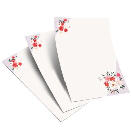 Stationery-Motif IN THE GARDEN |  | High quality Stationery DIN A5 - 50 Sheets | 90 g/m² | Printed on one side | Order online! | Paper-Media