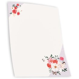 Motif Letter Paper! IN THE GARDEN 50 sheets DIN A5