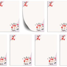 Motif Letter Paper! IN THE GARDEN 50 sheets DIN A5
