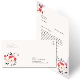 Briefpapier Set IM GARTEN - 100-tlg. DL (ohne Fenster)
