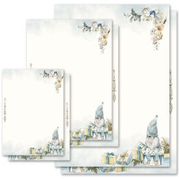Carta da lettera decorati GNOMI DI NATALE Natale, Carta...